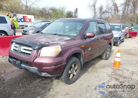 2007 Honda Pilot Ex-L z USA, uszkodzony, nr VIN 2HKYF18587H515168